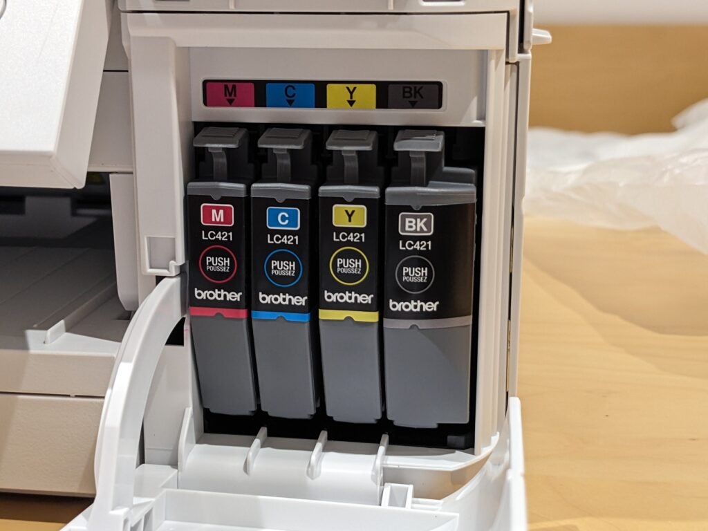 The ink for the Brother DCP-J1800DW
