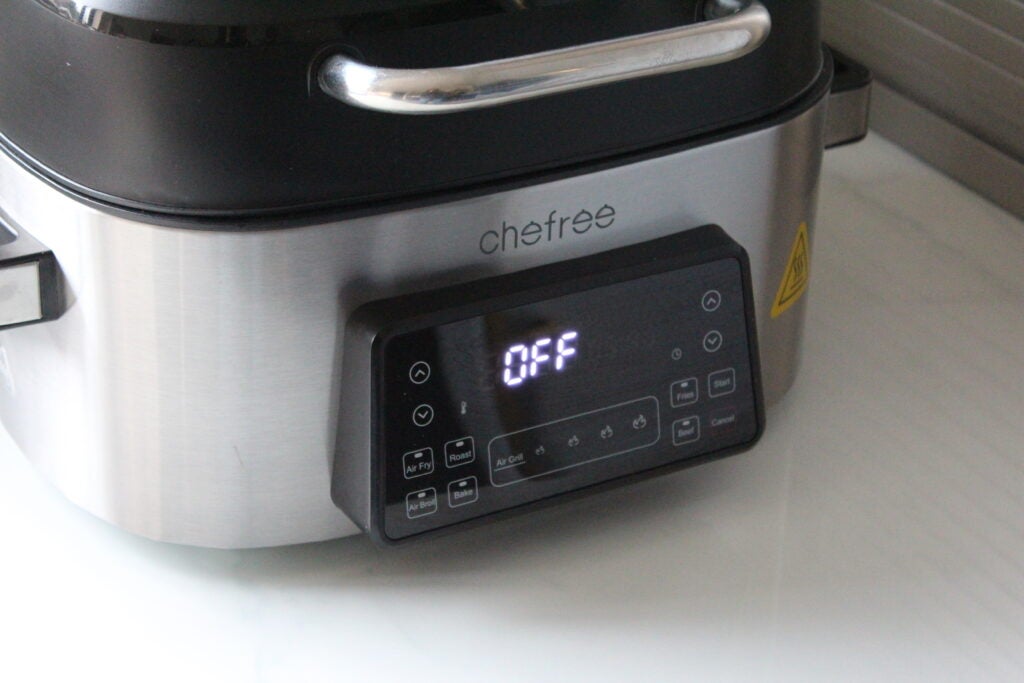Chefree Air Fryer Grill AFG01 controls