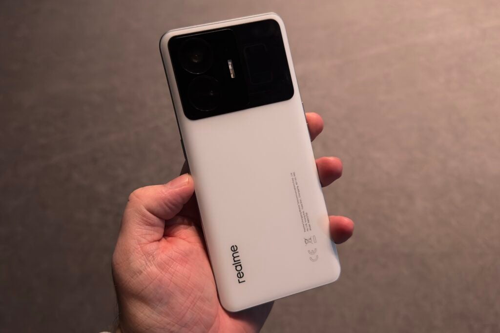 Realme GT3 camera housing and back