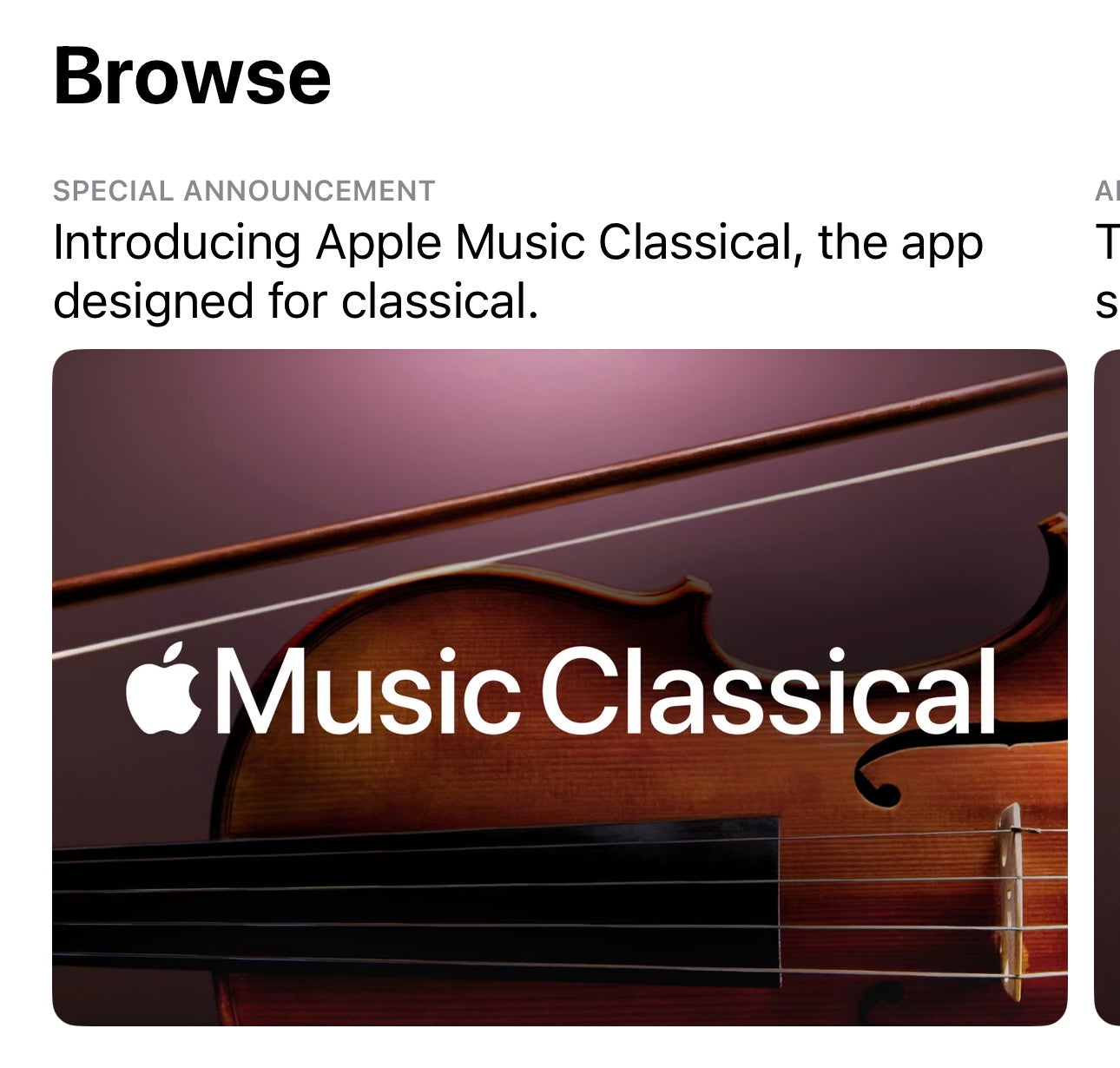 find the classical app