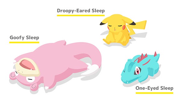 Karakter Pokemon Tidur