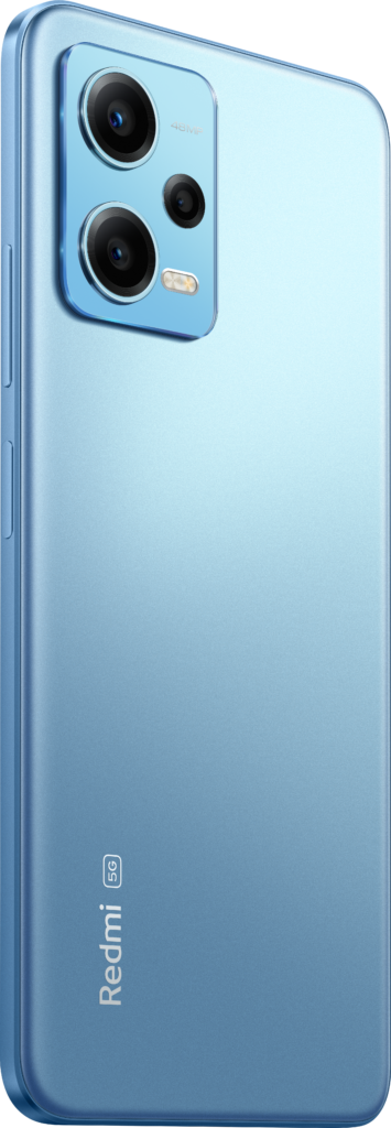 Redmi Note 12 5G in blue