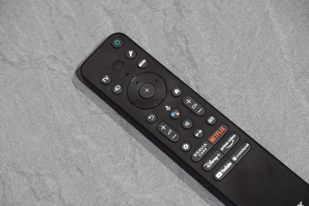 Sony TV 2023 remote control