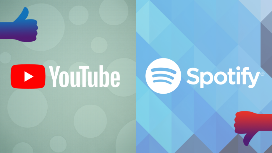 Winners and Losers: YouTube and Spotify