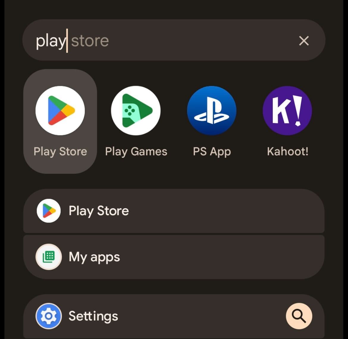 Play Store auf Android