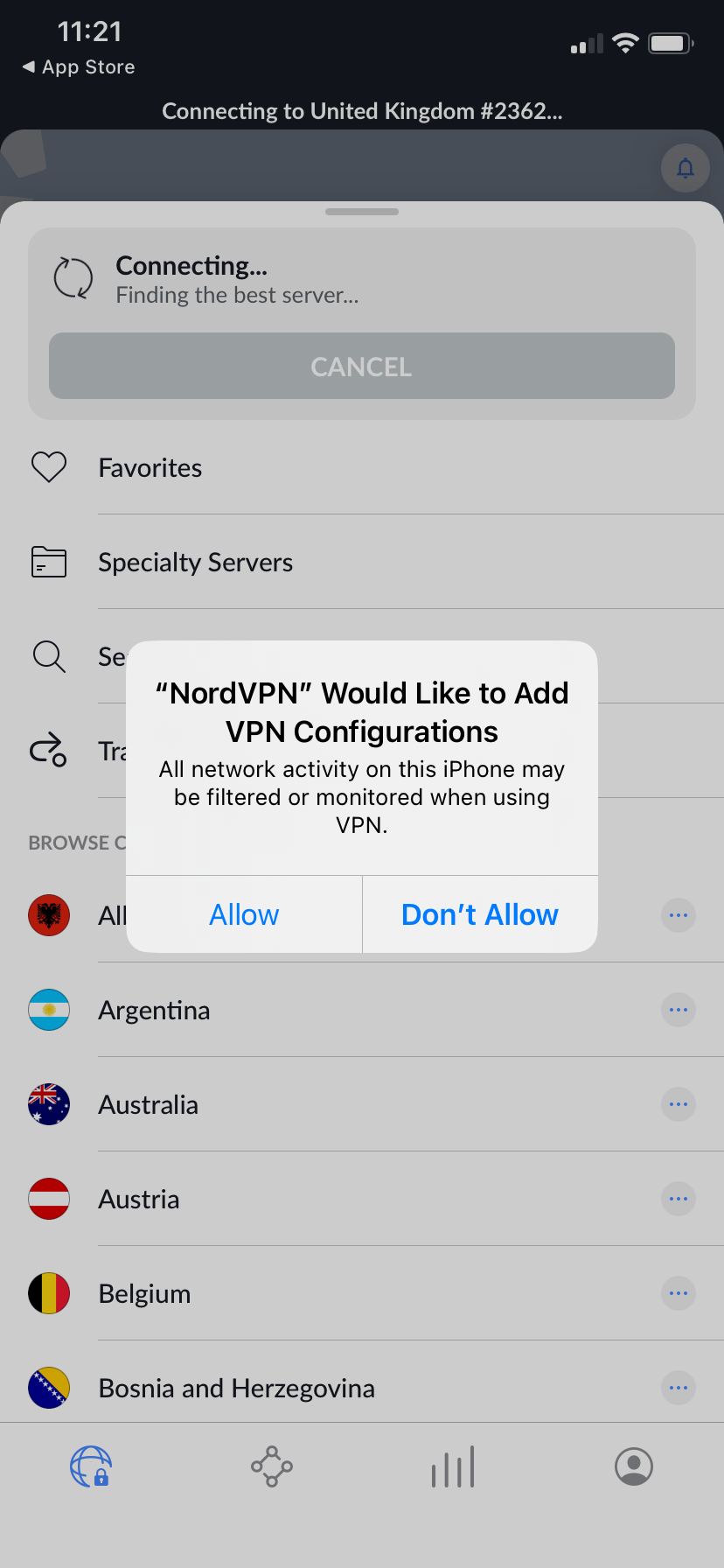 How to add a VPN to an iPhone
