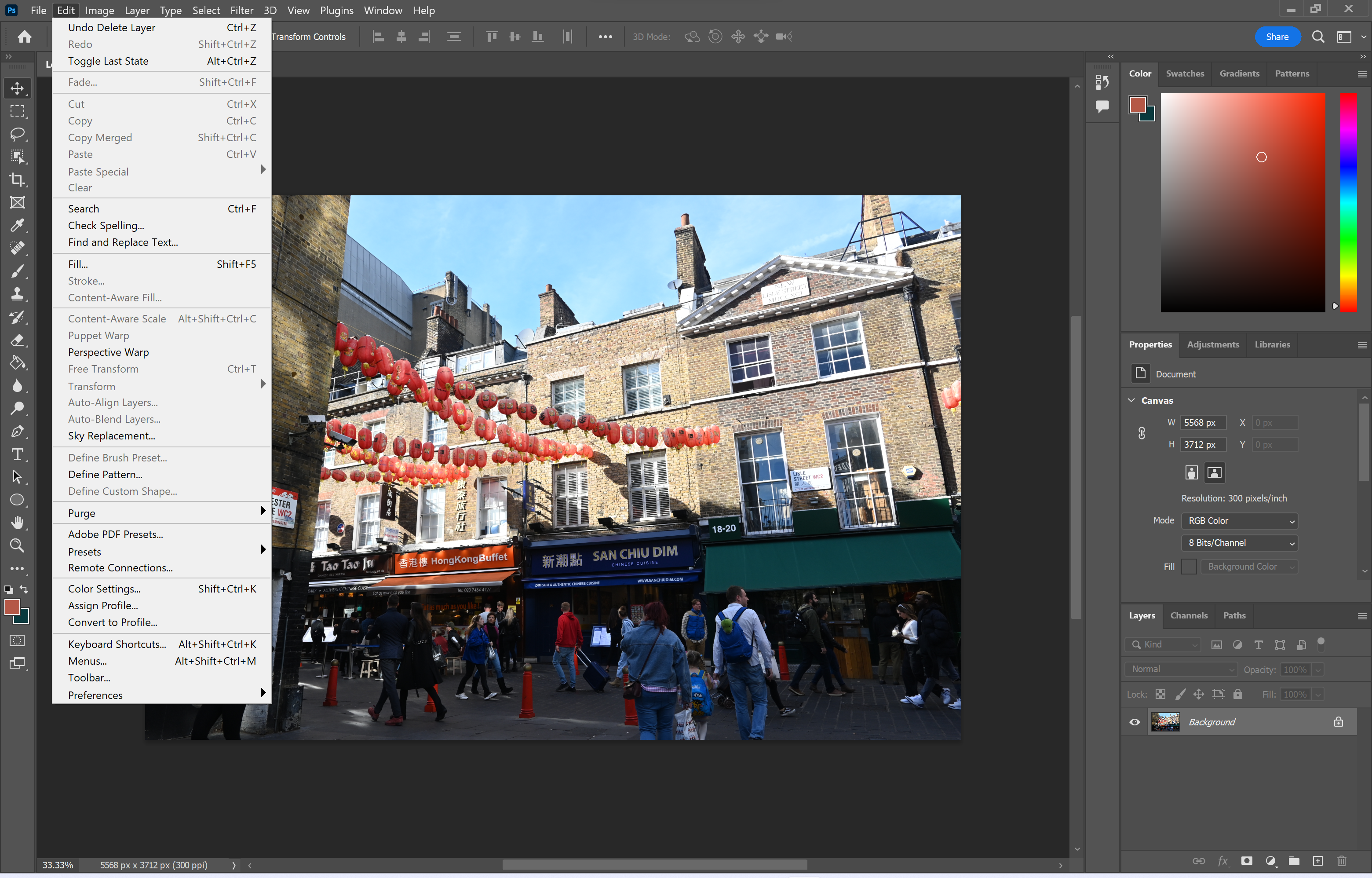 How to use sky replacement in Photoshop