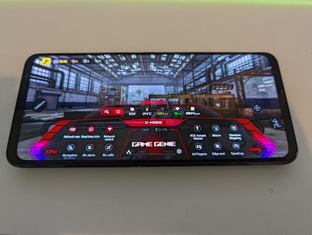 Perangkat lunak Asus ROG Phone 7 Ultimate Game Genie