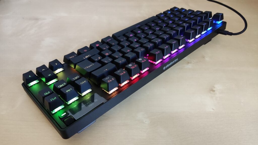 The back of the SteelSeries Apex Pro TKL 2023