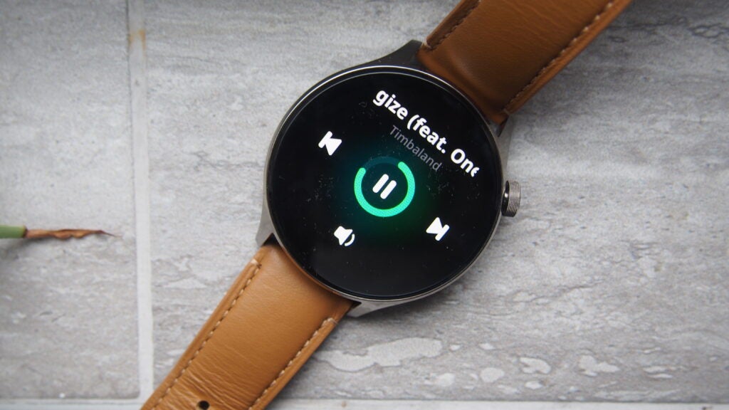 Controlling Spotify on the Xiaomi Watch S1 Pro