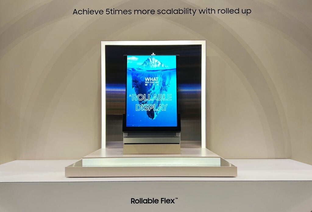 Samsung Rollable Flex display