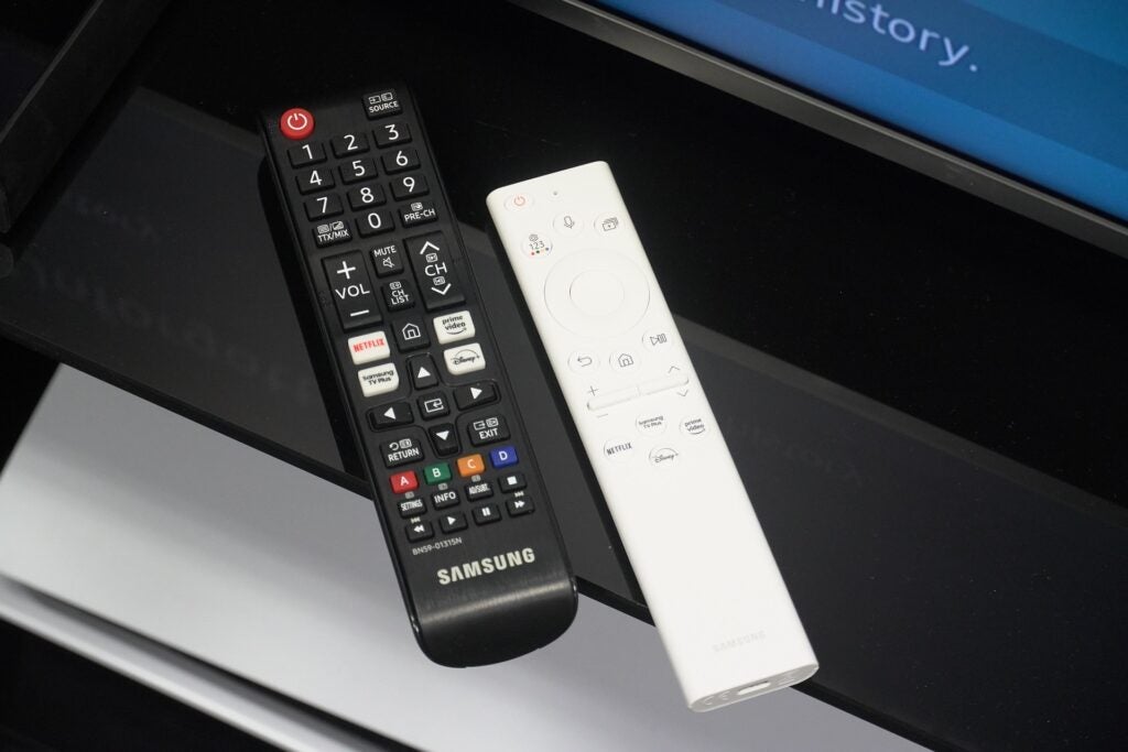 Samsung The Frame 2022 remote controls