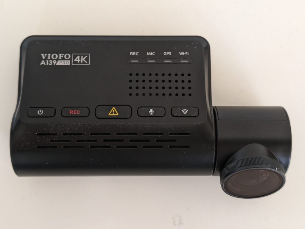 Viofo A139 Pro Dashcam details and controls