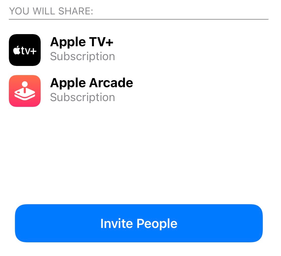 How to Family sharing Apple TV Plus