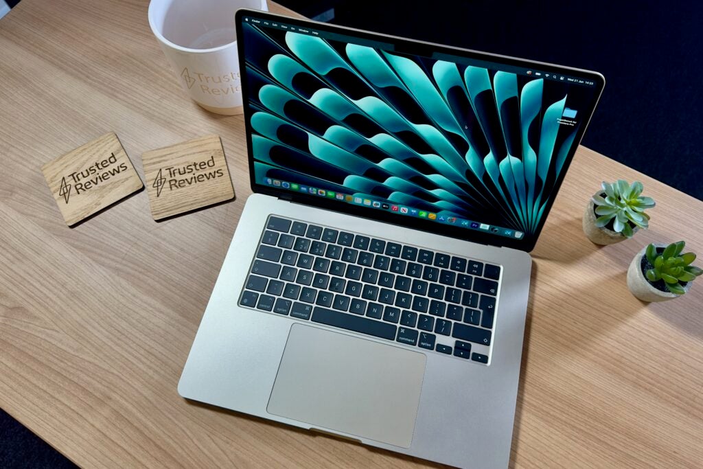 MacBook Air 15-inch top down screensaver