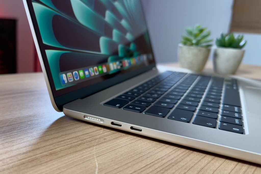 Ports on MacBook Air 15-inch