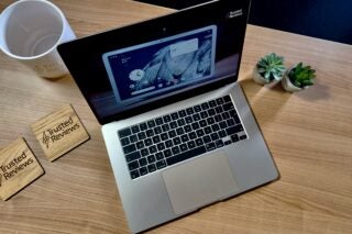 MacBook Air 15-inch video playing