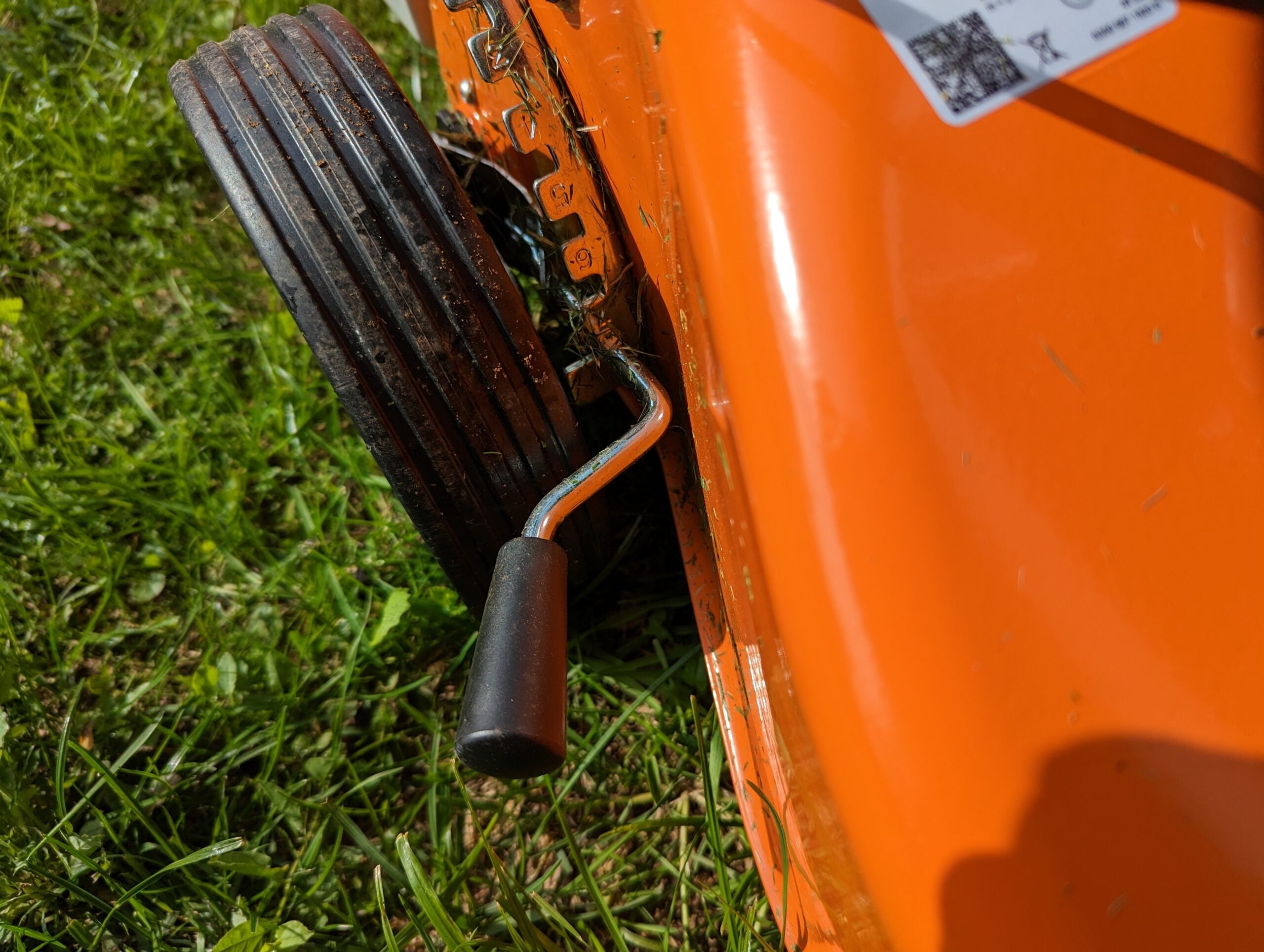 Stihl RMA 248 Cordless Lawn Mower height adjustment