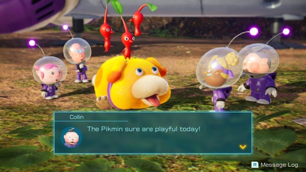 Pikmin 4 Oatchi and Pikmin