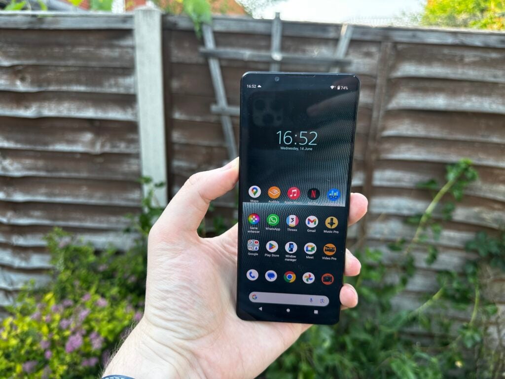 Sony Xperia 1 V in-hand