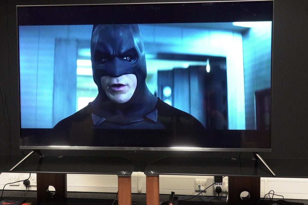 Amazon Fire TV Omni QLED The Dark Knight DVD