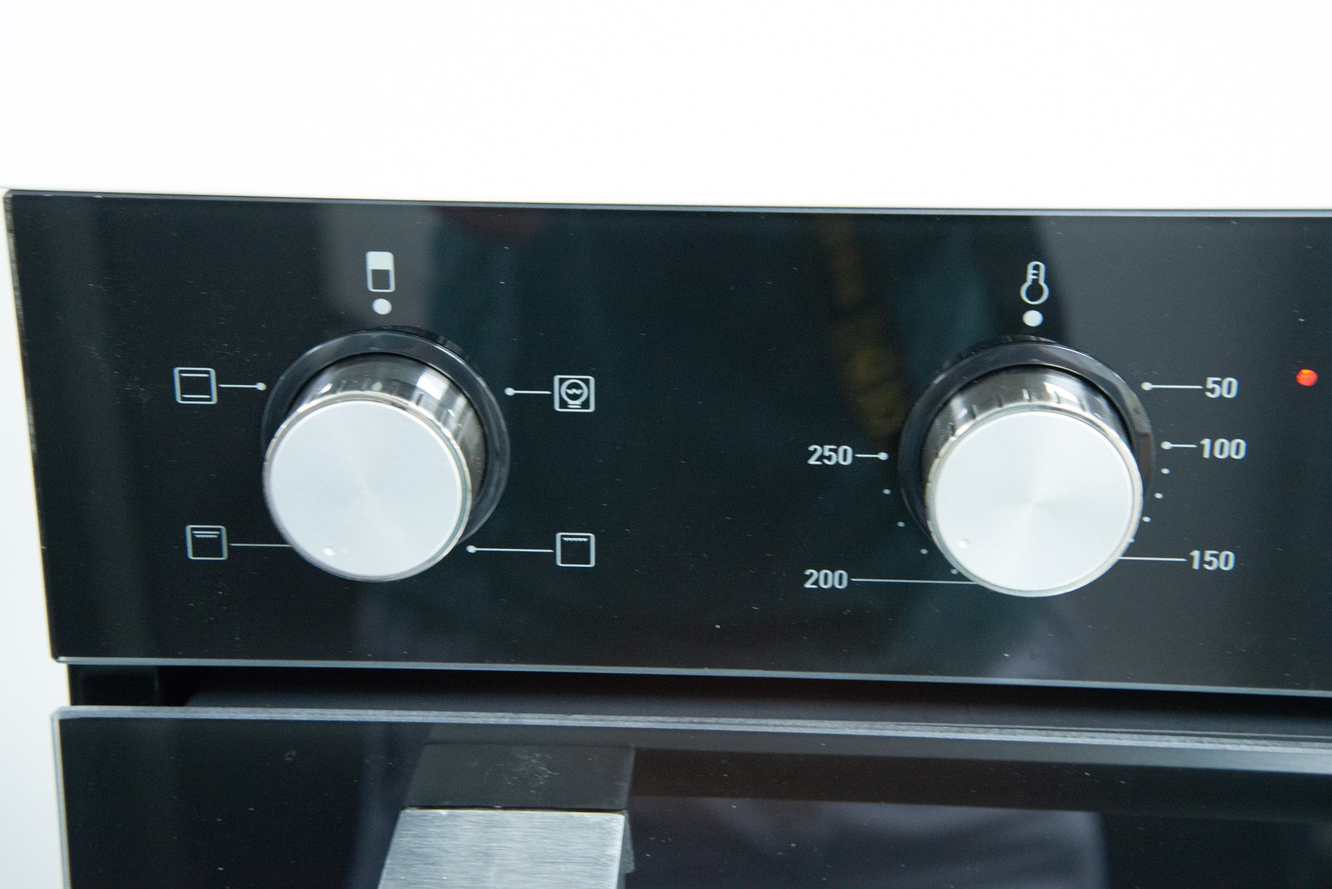 Belling BEL BI903MFCBLK top oven controls