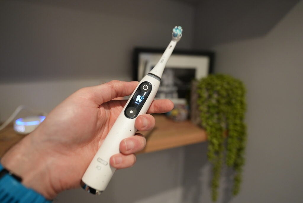 Oral-B iO Series 10 in hand
