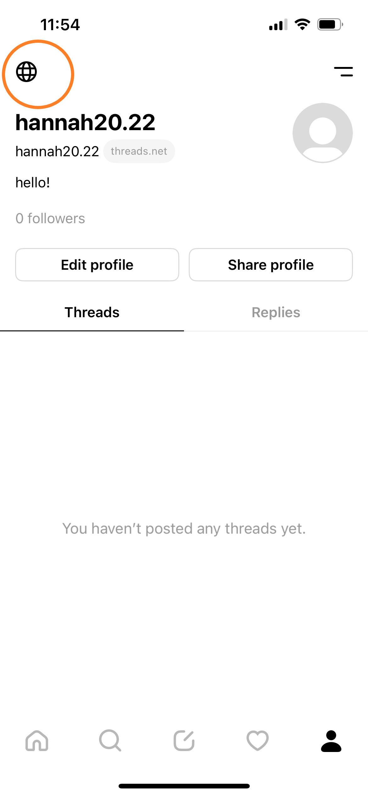 How to make your Threads account private