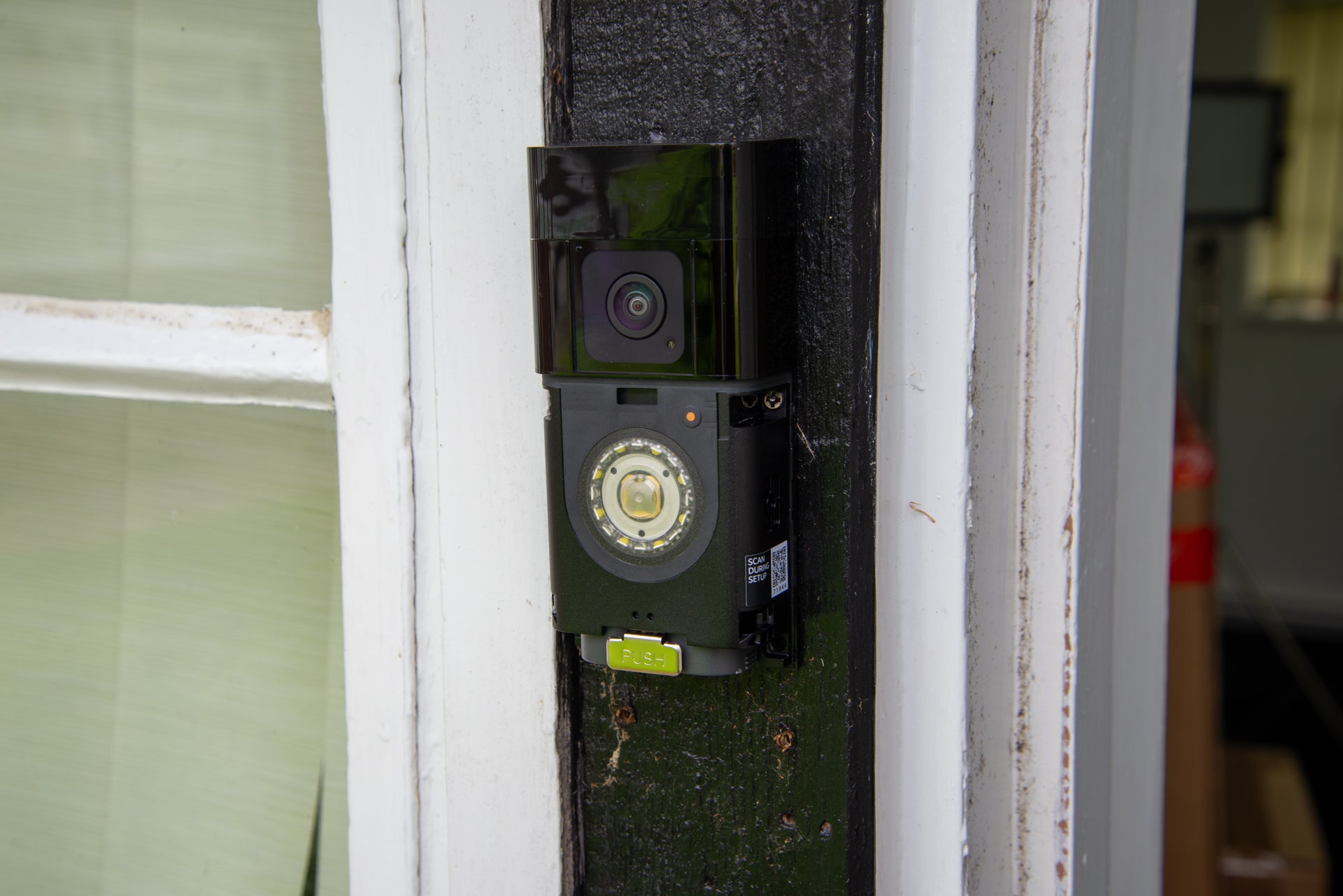 Ring Video Doorbell Plus installed