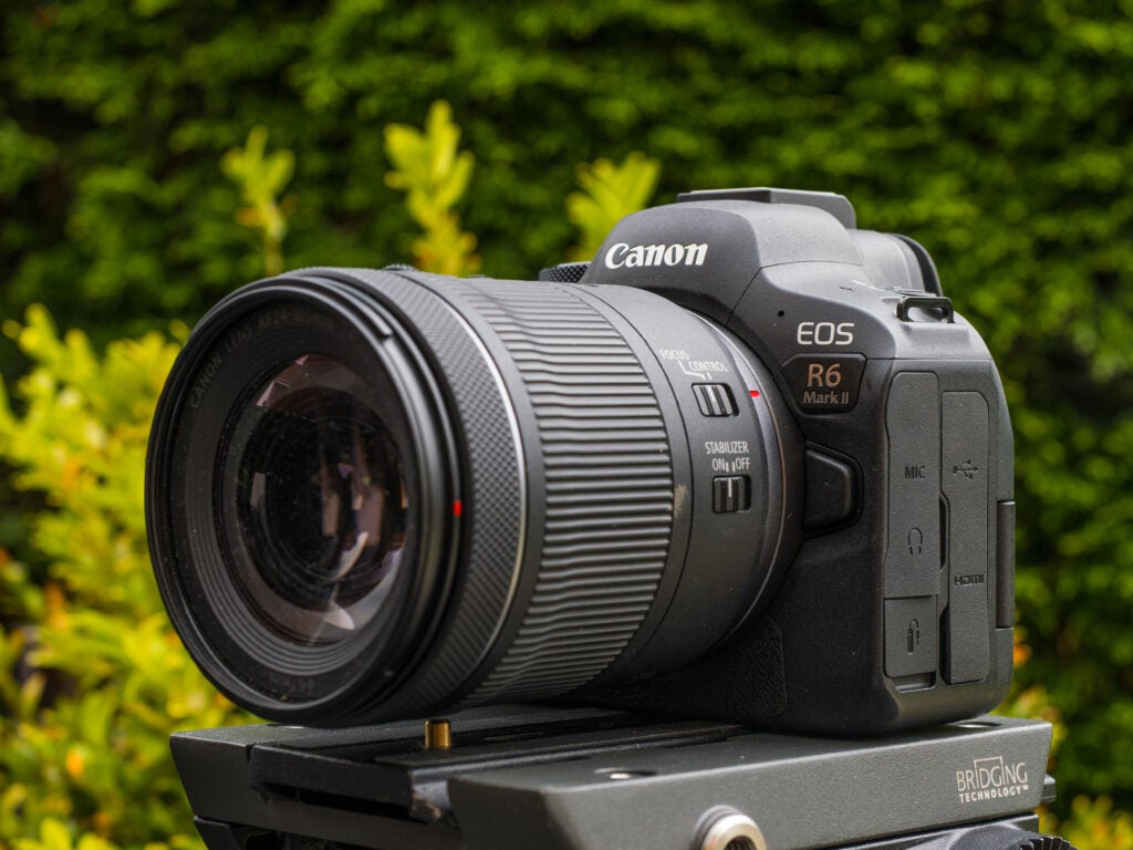 Canon EOS R6 Mark II with lens