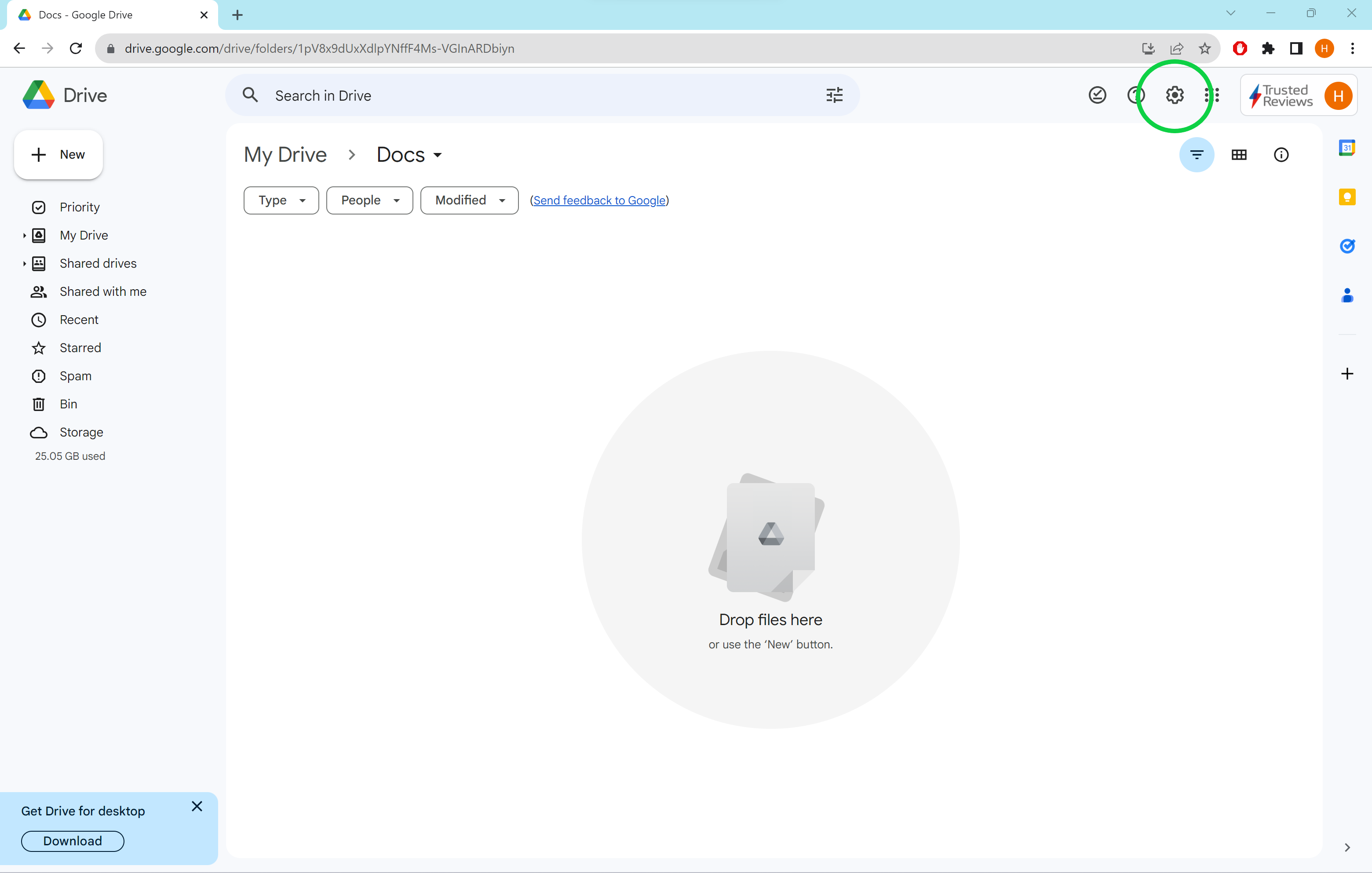 How to set Google Docs to offline mode
