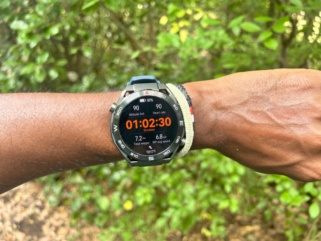 Workout tracking on the Huawei Watch Ultimate