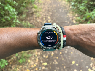The Huawei Watch Ultimate can let you know how well you're performing in your runs