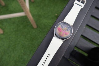 A birdseye shot of the Samsung Galaxy Watch 6