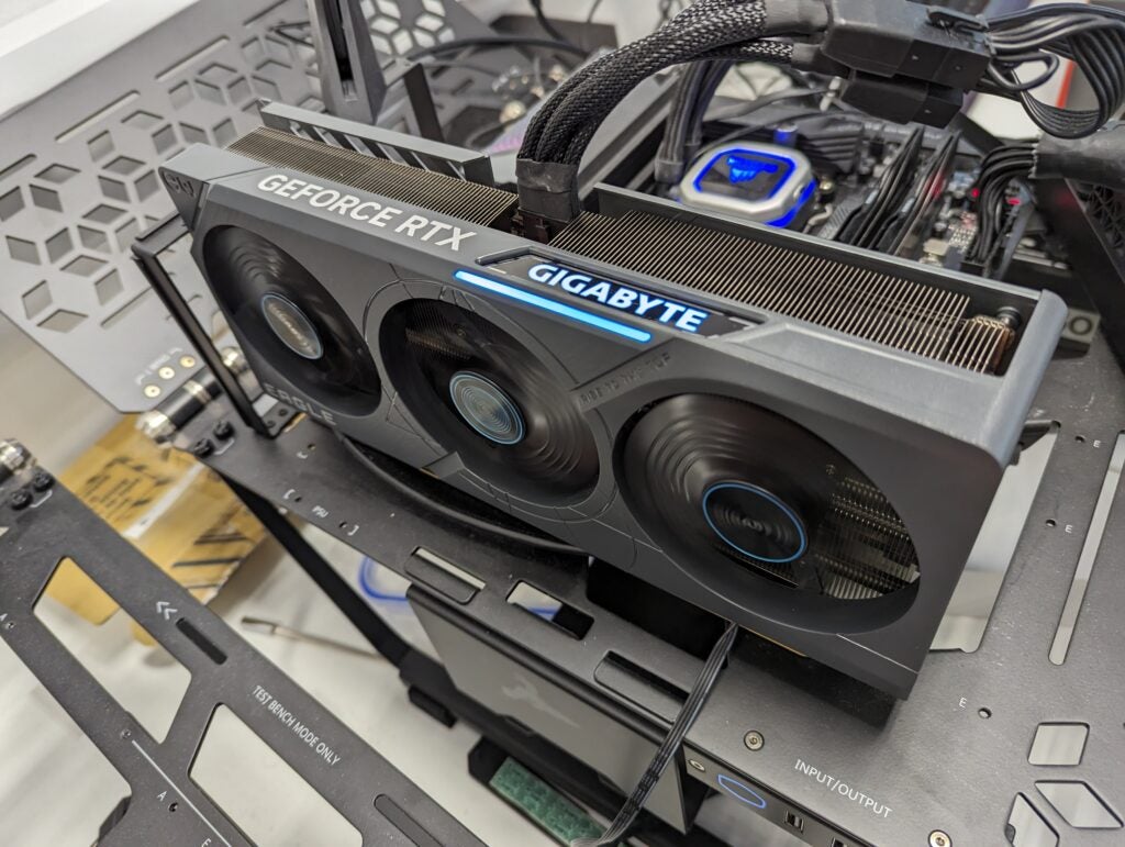 Nvidia GeForce RTX 4070 Ti in testing PC