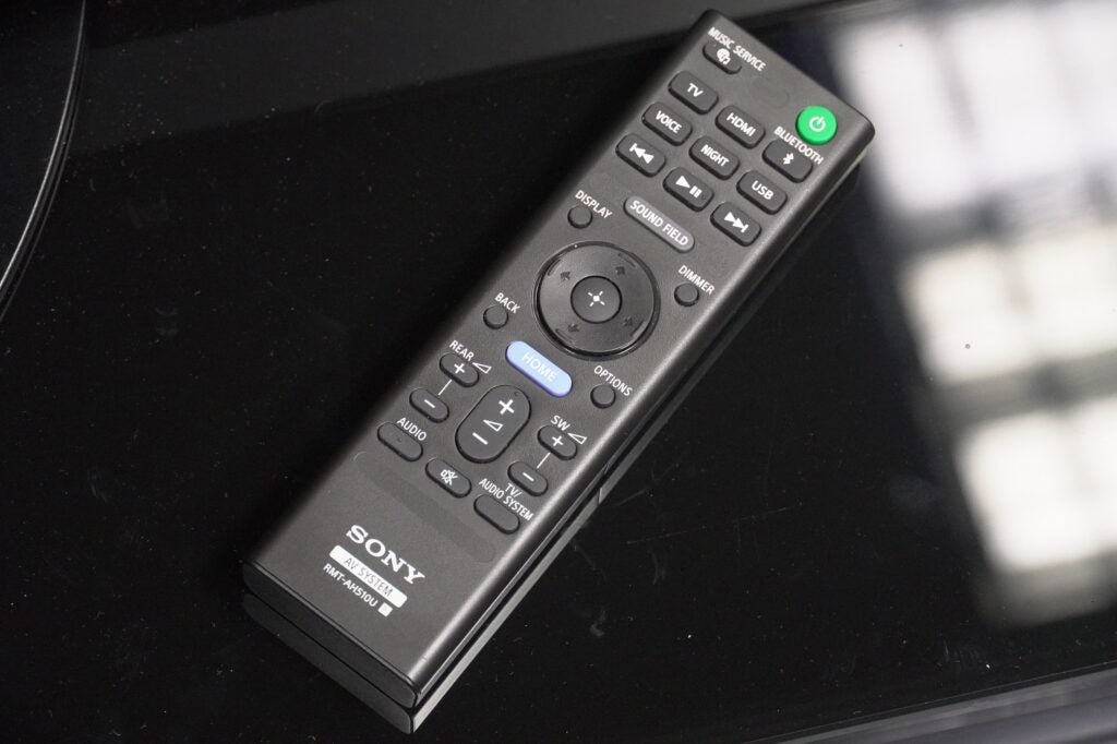 Sony HT-A5000 remote control