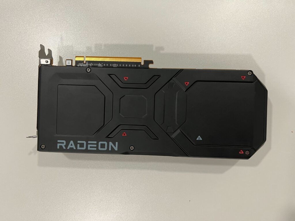 The back of the RX 7900 XTX
