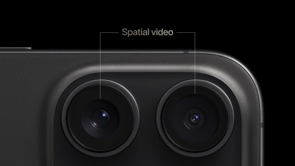 Apple Spatial Video on the iphone 15 pro