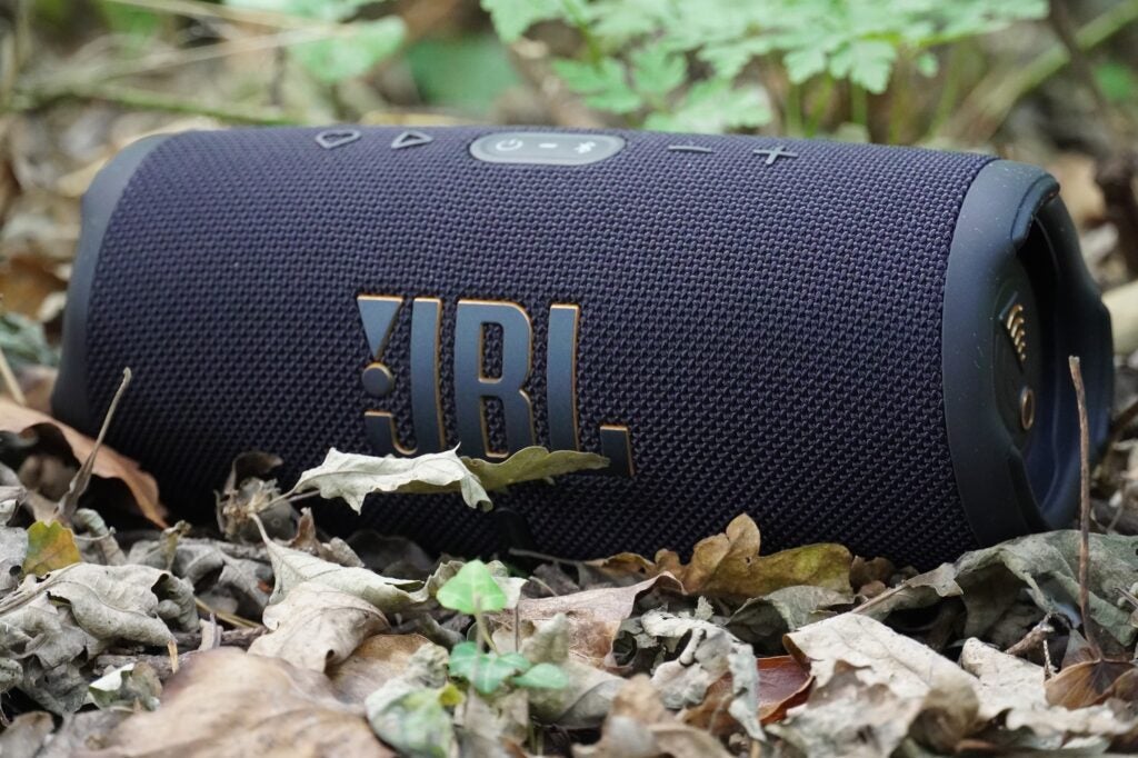 JBL Charge 5 Wi-Fi in the forest