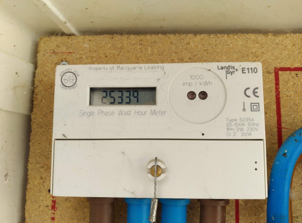 Non-smart, digital electricity meter
