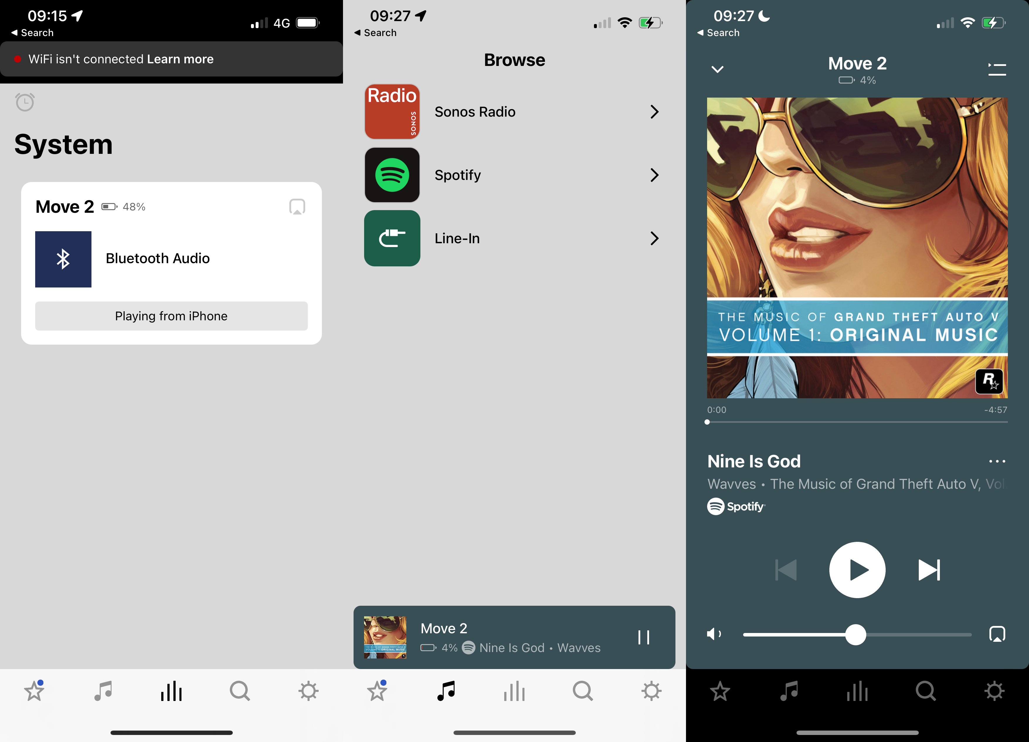 Sonos Move 2 app