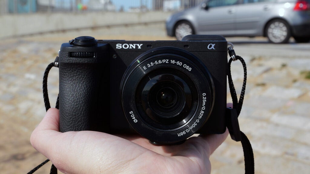 Sony A6700 in hand