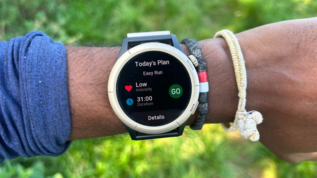 Amazfit Cheetah Pro toady's plan for runnning