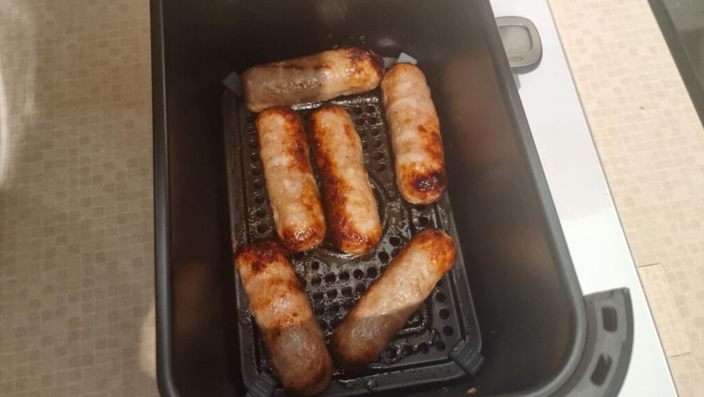 Sausages - VonShef 9L Dual Air Fryer