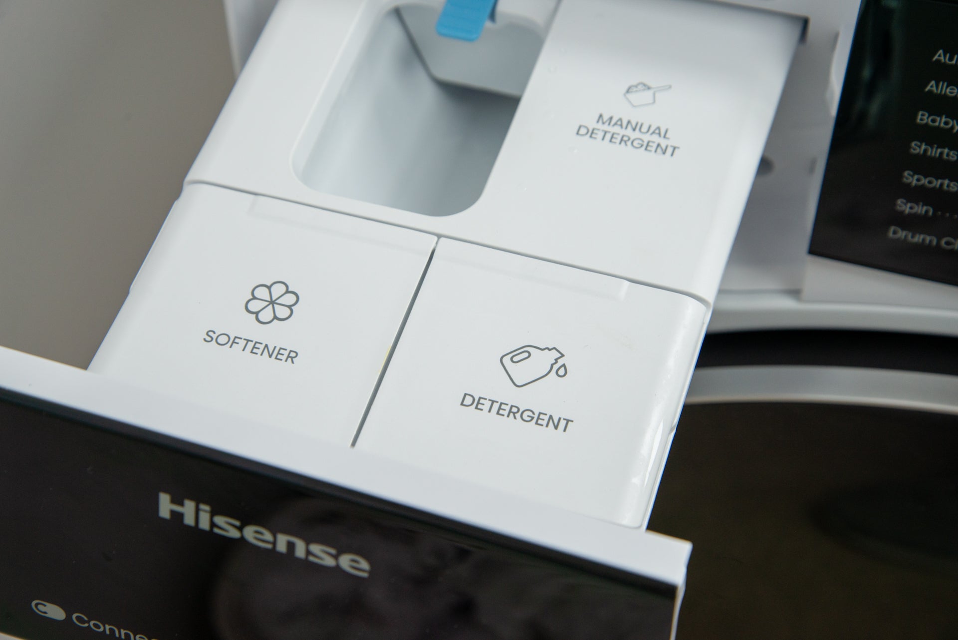 Hisense WF5S1045BW detergent drawer