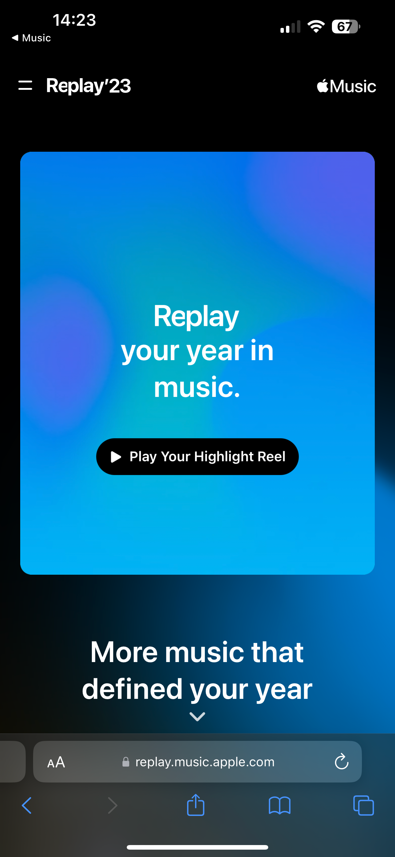Play Your Highlight Reel Apple Music Replay 23