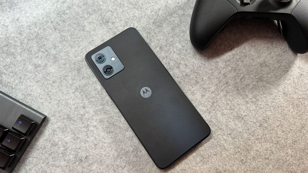 Rear of the Moto G54 5G