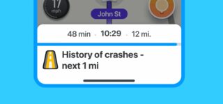 Waze history of crashes