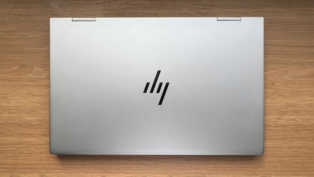 The lid of the HP Envy x360 15.