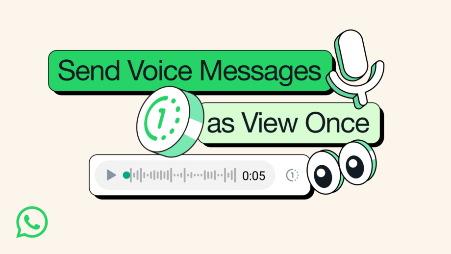 Send WhatsApp voice messages as view once